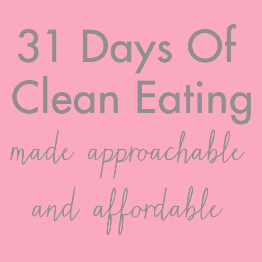 31-Days of Clean Eating