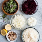 early spring salad ingredients