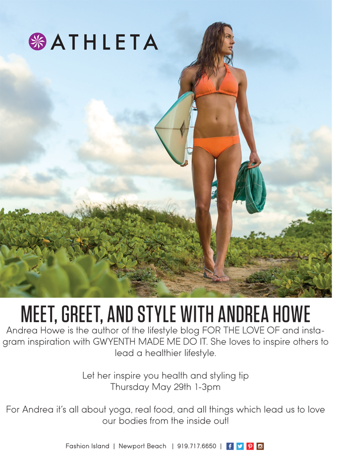 Andrea Howe and Athleta