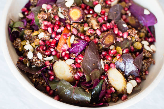 Healthy Roasted Carrot Quinoa Salad-2