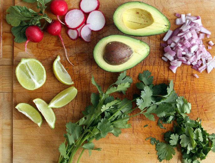 braised carnitas toppings